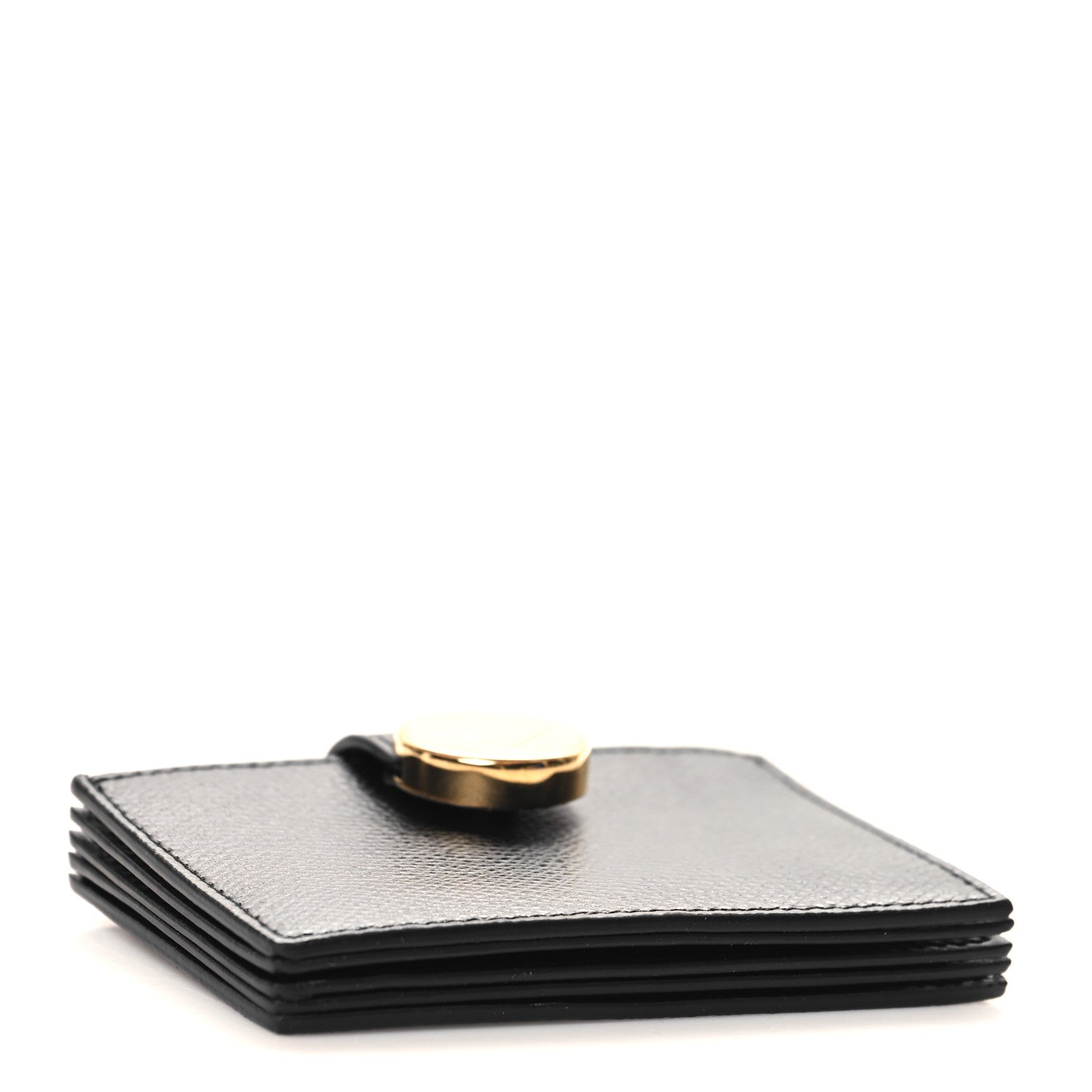 Fendi Vitello Cruise F is Fendi Gusseted Card Holder Black 4 of 7