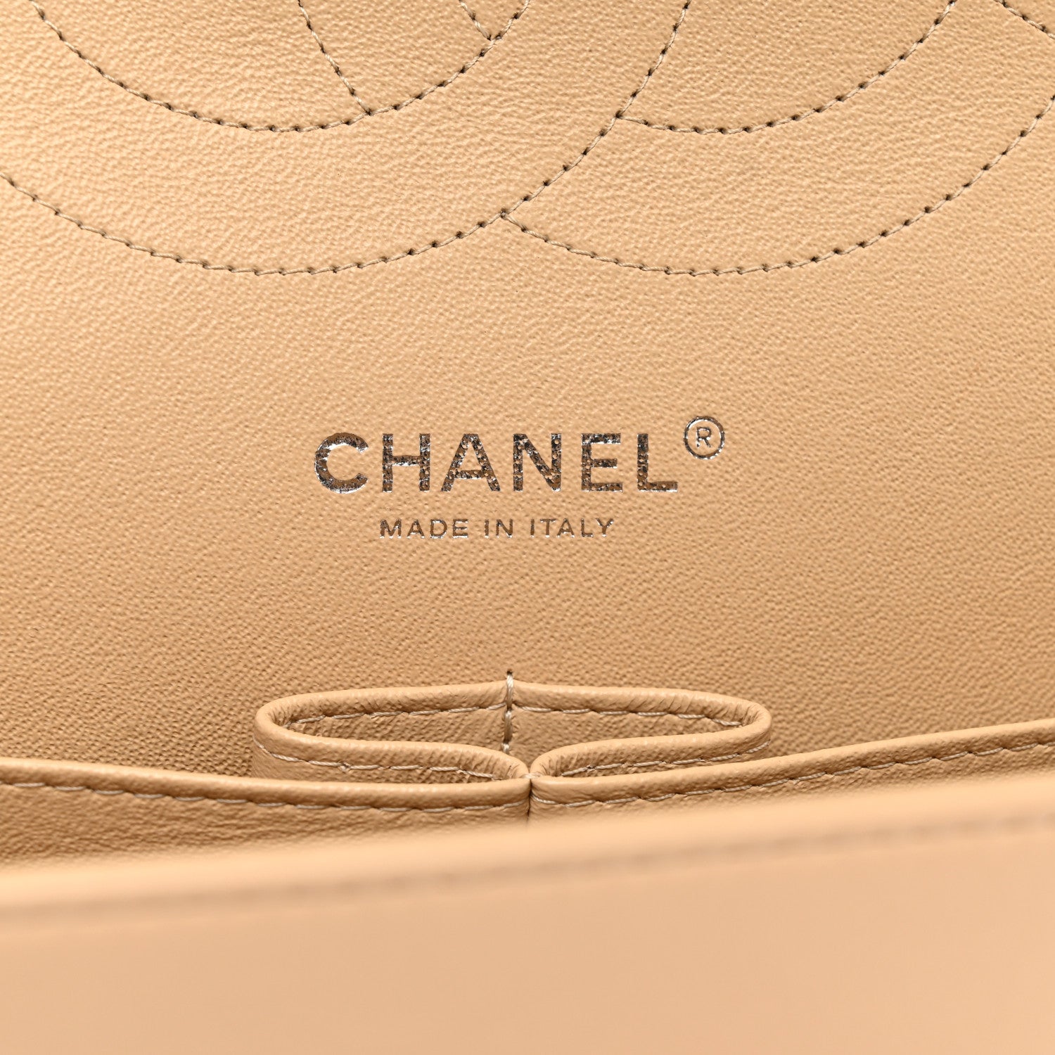 Chanel Lambskin Quilted Jumbo Double Flap Beige 6 of 12