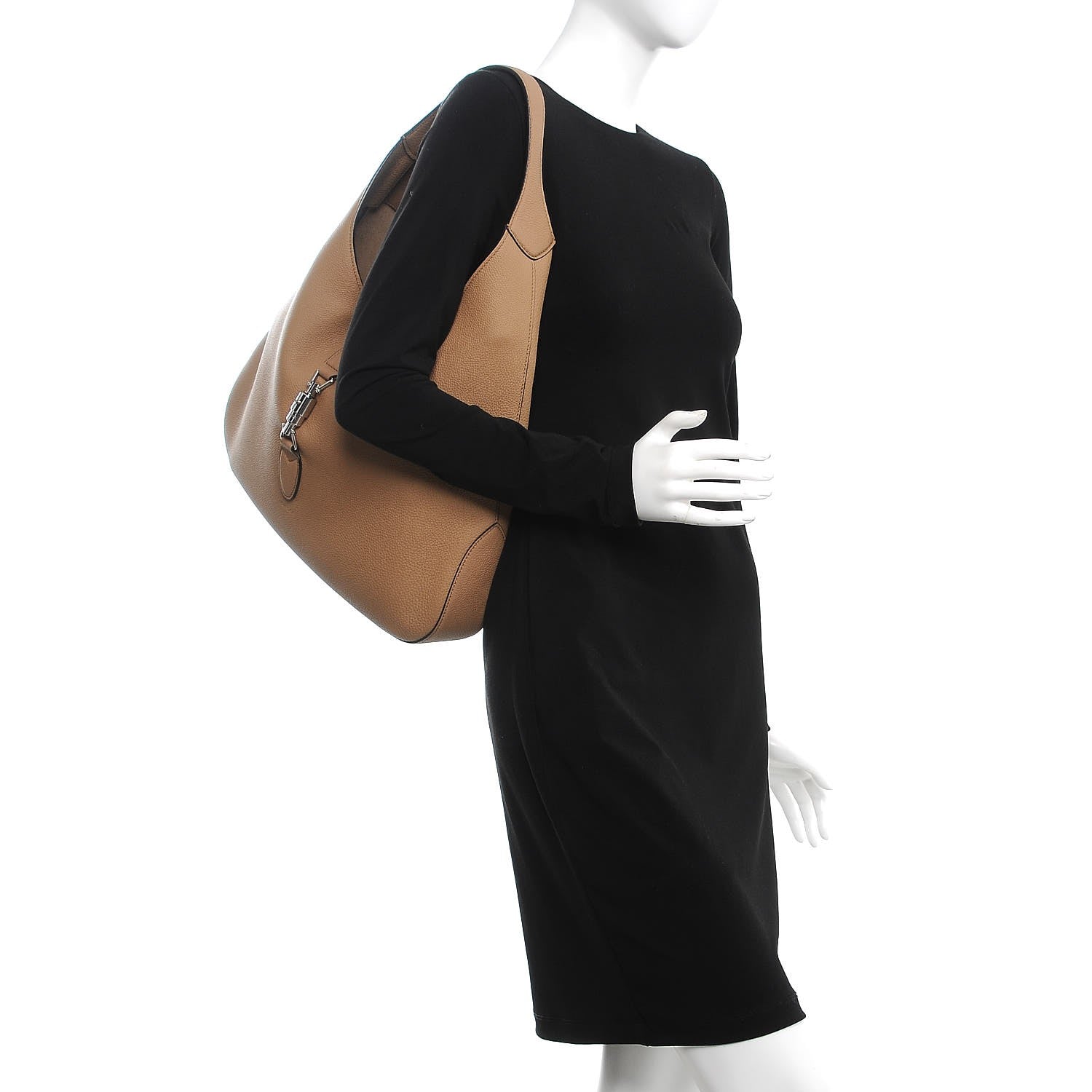Gucci Soft Grained Calfskin Large Jackie Hobo Classic Camel 2 of 8