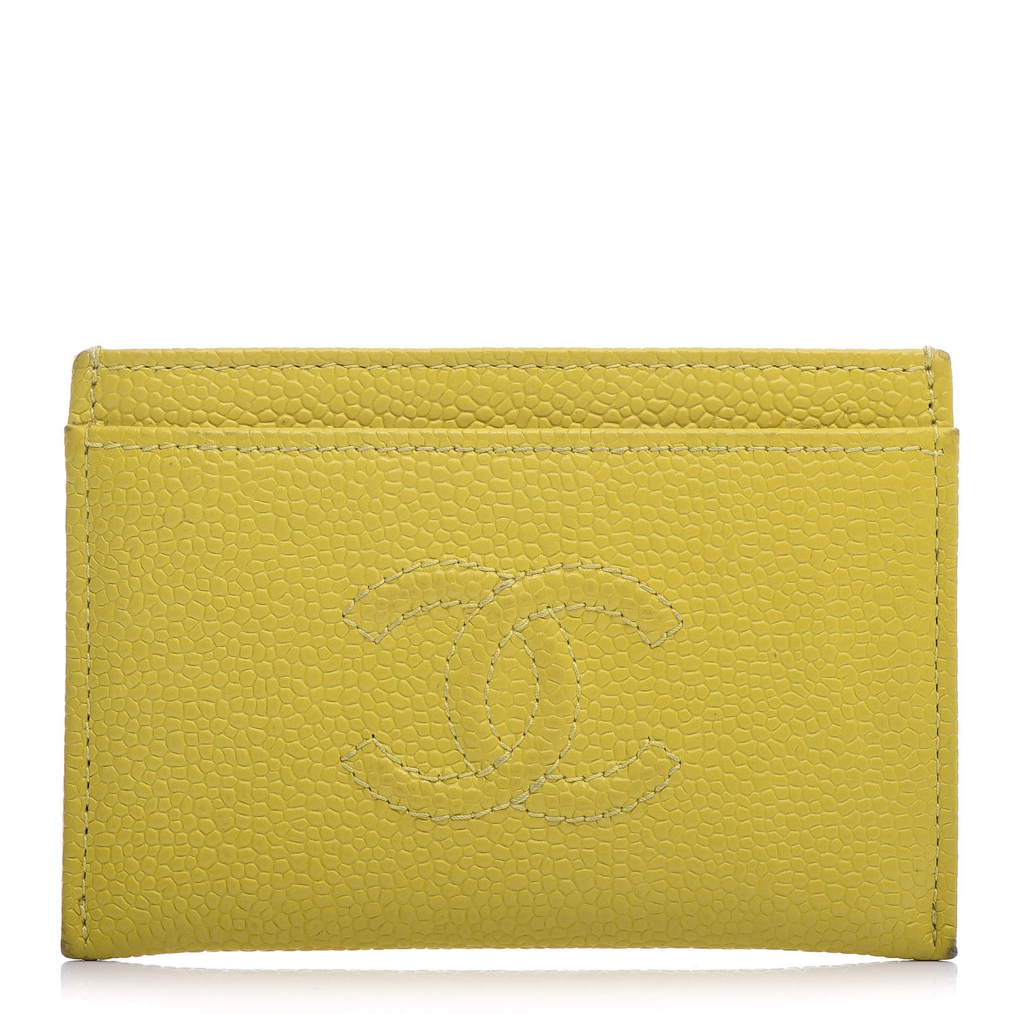 Caviar CC Timeless Card Holder Yellow
