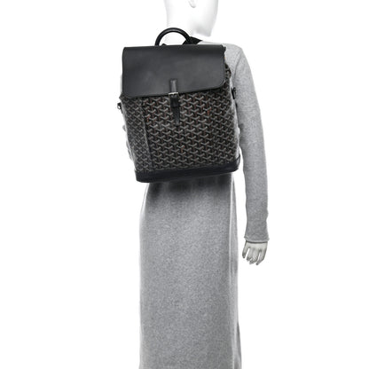 Goyard Goyardine Calfskin Alpin MM Backpack Black 2 of 11