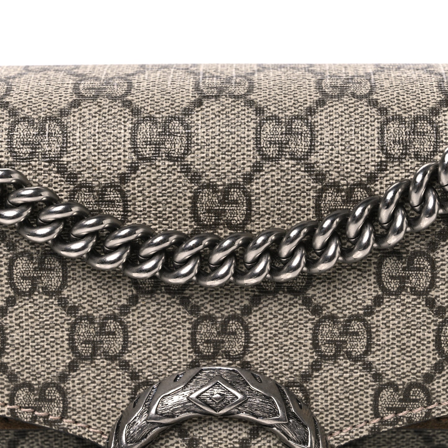 GG Supreme Monogram Small Dionysus Shoulder Bag Taupe