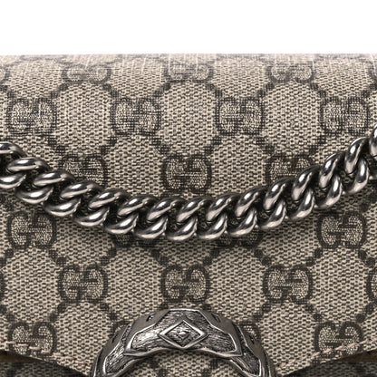 Gucci GG Supreme Monogram Small Dionysus Shoulder Bag Taupe 8 of 12