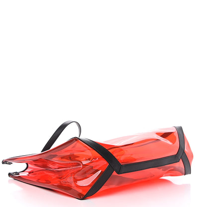 Valentino Garavani Plexy VLTN Small Shopping Bag Red Black 3 of 8