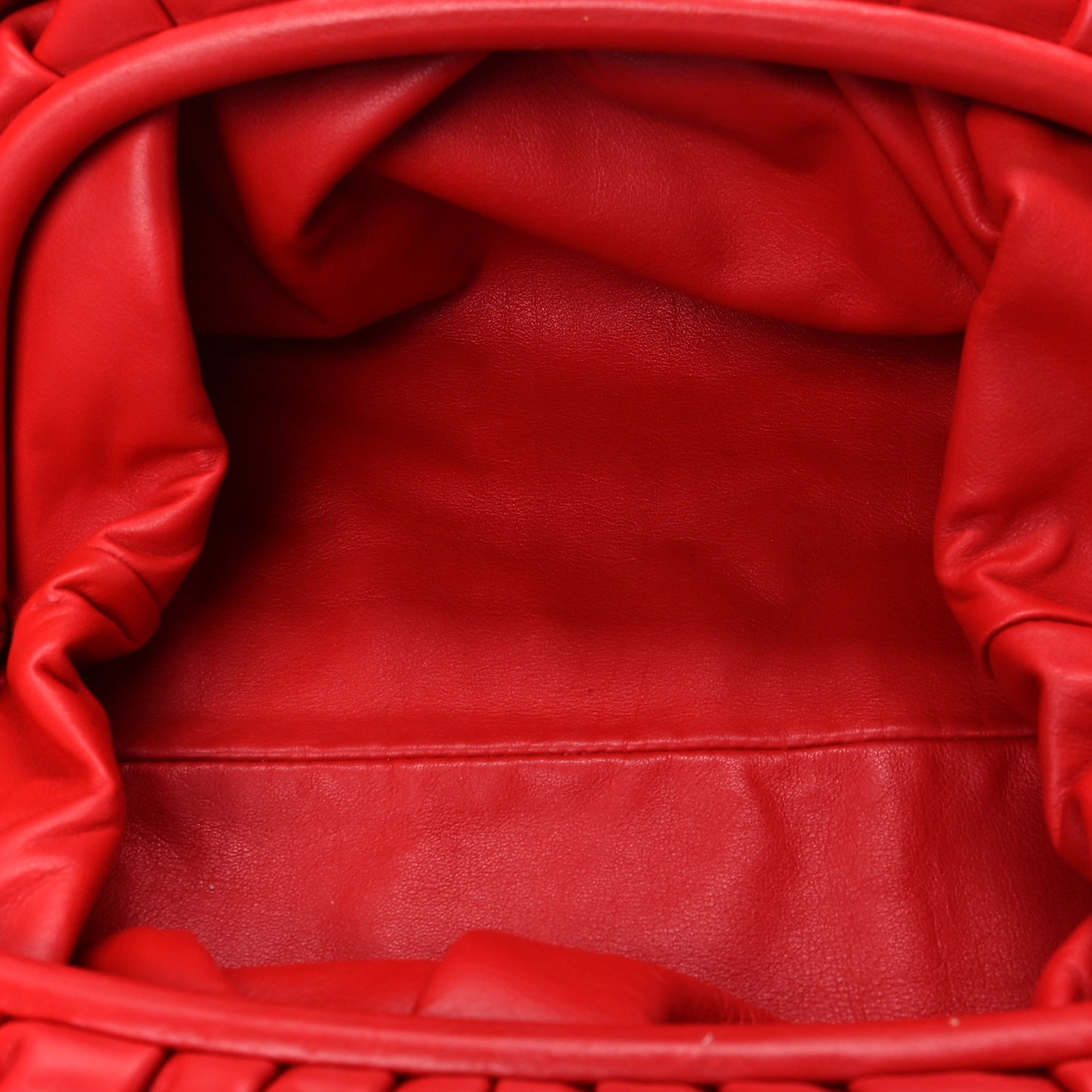 Smooth Butter Calf The Pouch Oversized Clutch Nail Polish