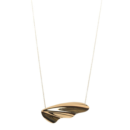 Tiffany 18K Yellow Gold Elsa Peretti Wing Necklace 1 of 9
