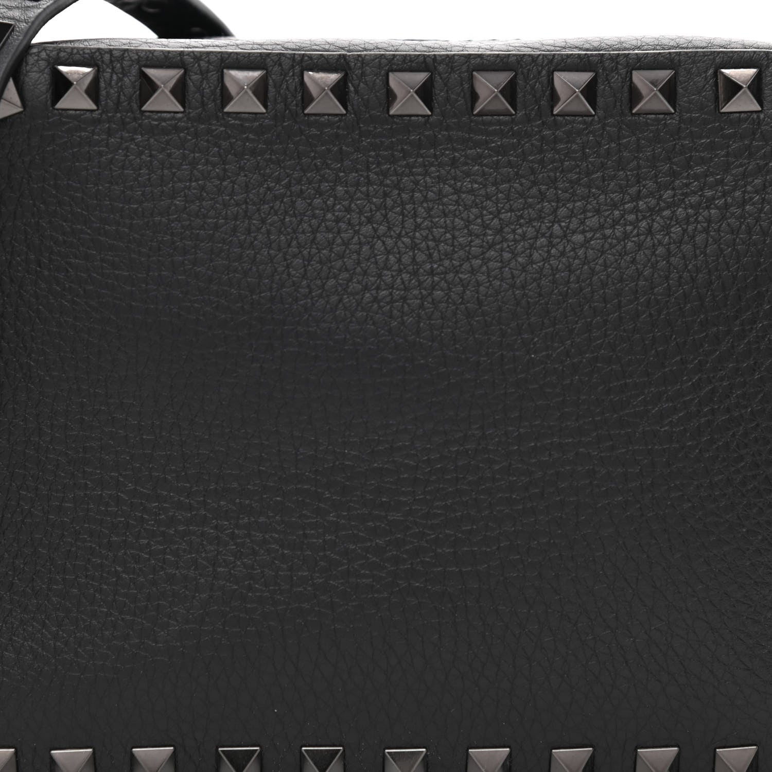 Valentino Garavani Pebbled Calfskin Rockstud Camera Crossbody Bag Black 6 of 9