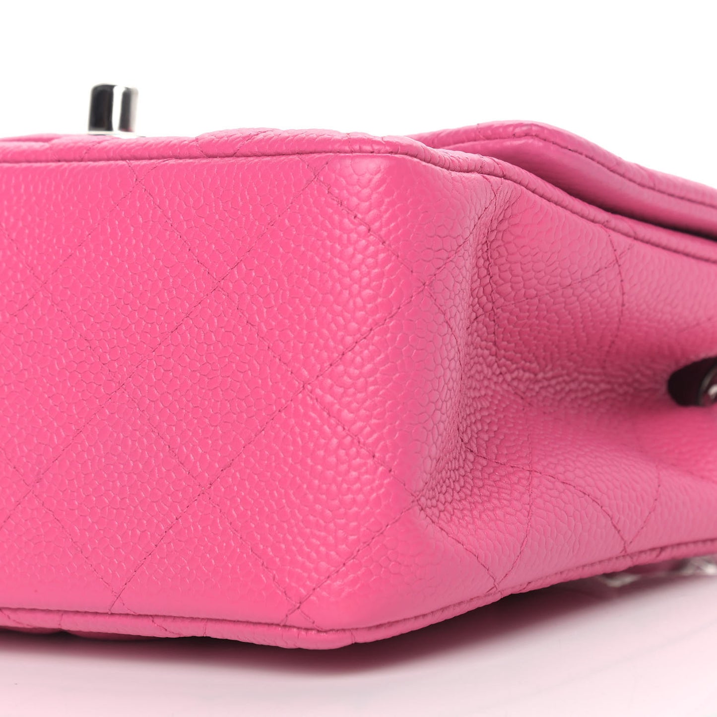 Caviar Quilted Mini Square Flap Pink