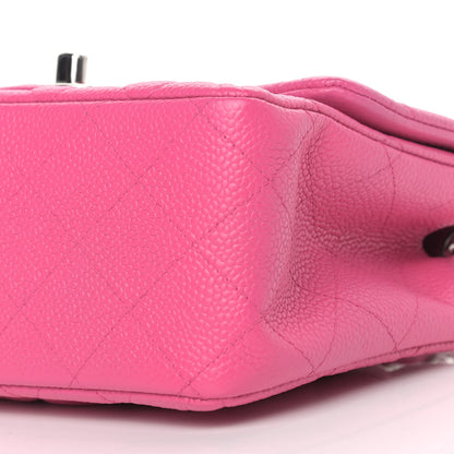Chanel Caviar Quilted Mini Square Flap Pink 9 of 10