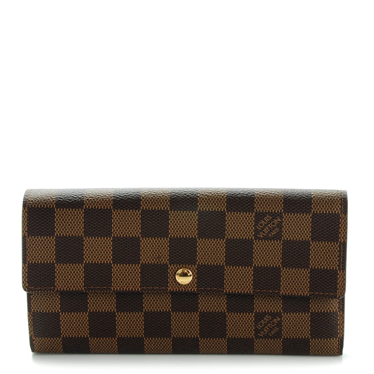 Louis Vuitton Damier Ebene Sarah Wallet 1 of 7