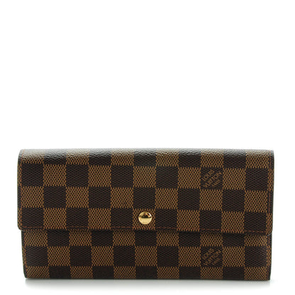 Louis Vuitton Damier Ebene Sarah Wallet 1 of 7