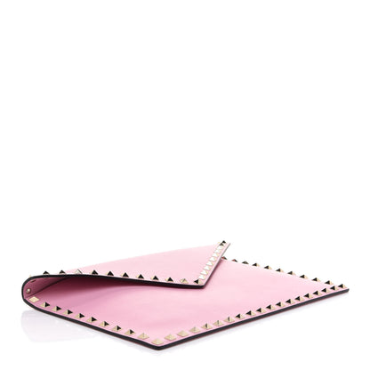 Valentino Garavani Vitello Large Rockstud Envelope Clutch Absolute 4 of 8