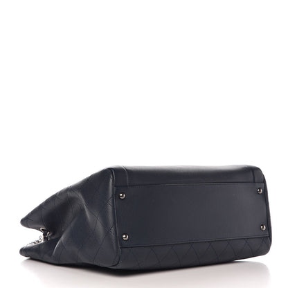 Chanel Caviar Large Shopping Tote Navy 5 of 8