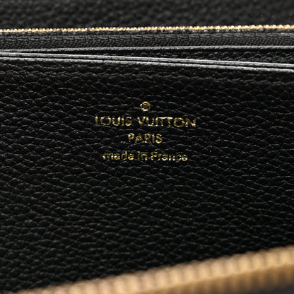 Louis Vuitton LOUIS VUITTON Empreinte Zippy Wallet Black 6 of 7