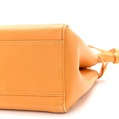 Fendi Nappa Mini Peekaboo Iconic Satchel Giallo Syrup 9 of 10