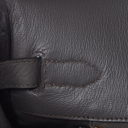 Hermes Taurillon Clemence Birkin 35 Etain 23 of 41