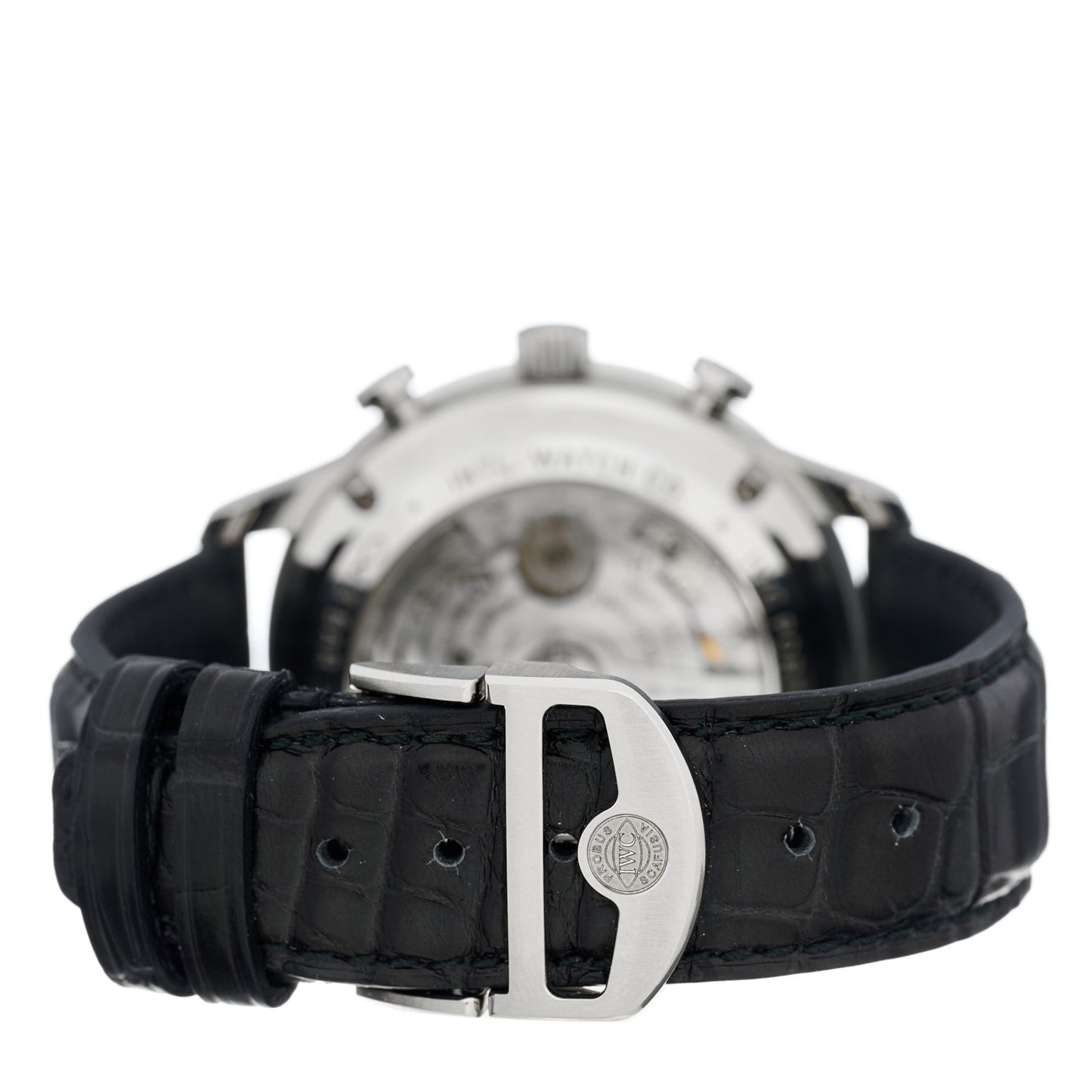 Stainless Steel Alligator 41mm Portuguese Chronograph Automatic Watch IW371605