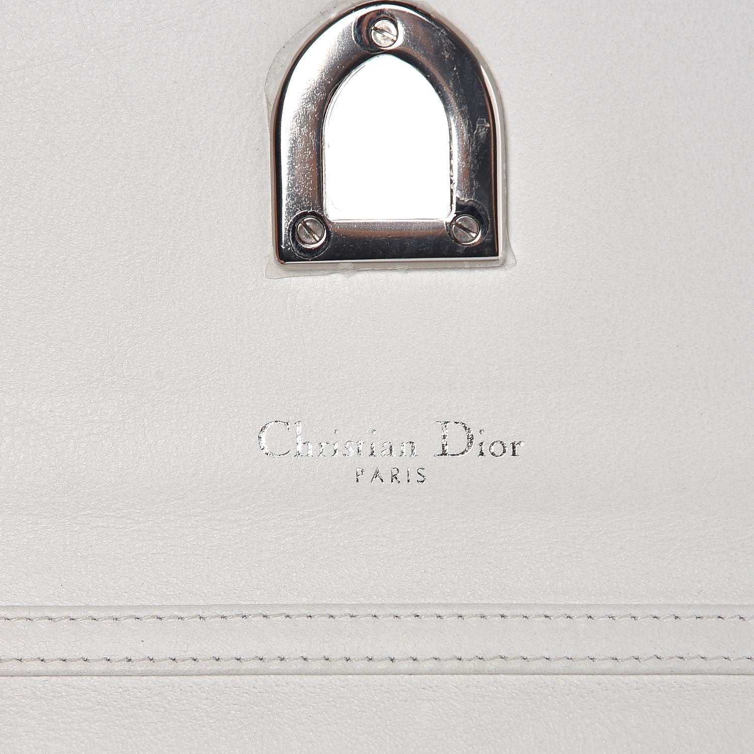 Christian Dior Goatskin Diorever Wallet On Chain Argent 6 of 9