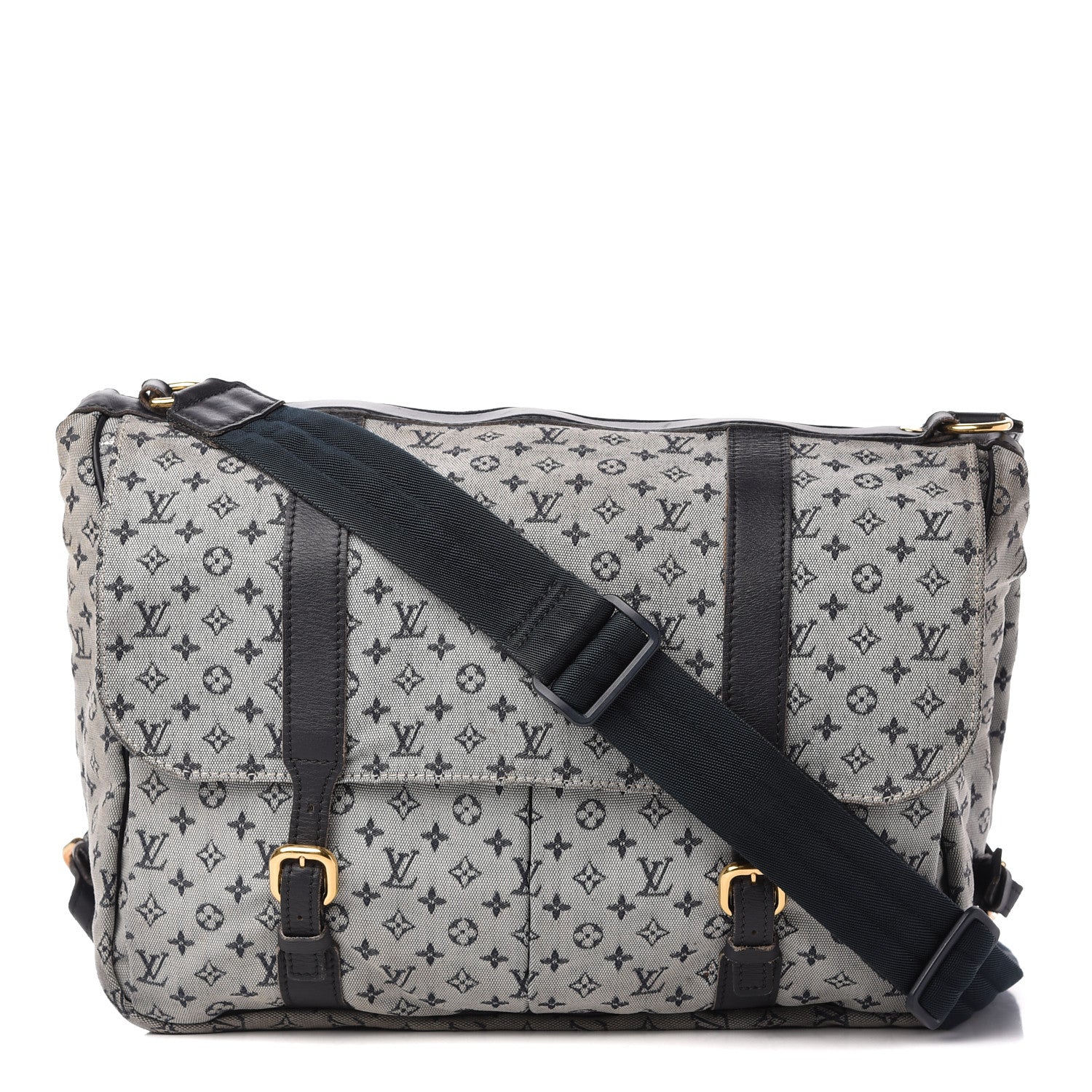 Louis Vuitton Mini Lin Sac a Langer Diaper Bag Blue 1 of 11