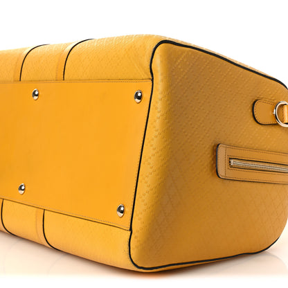 Gucci GG Diamante Large Carry On Duffle Yellow 10 of 15