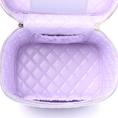 Chanel Caviar Quilted Large Vanity Pouch Light Purple 6 of 11