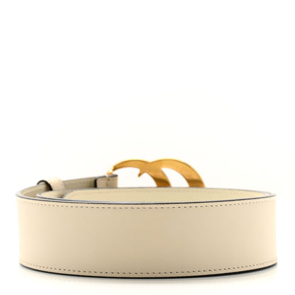 Gucci Calfskin Double G 40mm Belt 80 32 Mystic White 2 of 6