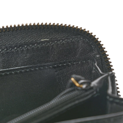 Gucci Calfskin Matelasse GG Marmont Zip Around Organizer Wallet Black 8 of 10