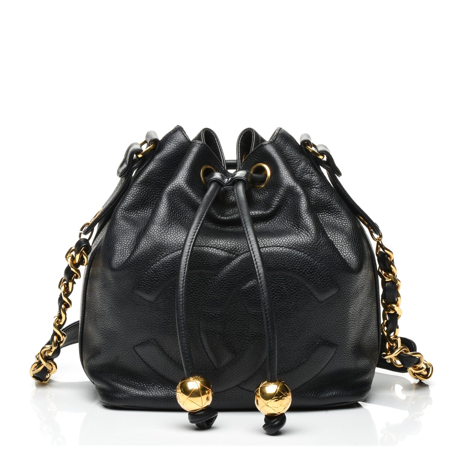 Caviar CC Drawstring Bag Navy