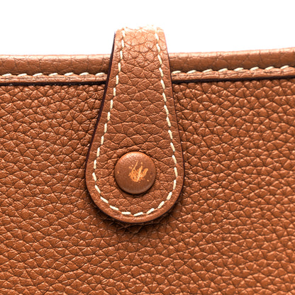 Hermes Taurillon Maurice Amazone Evelyne TPM Gold White 8 of 12