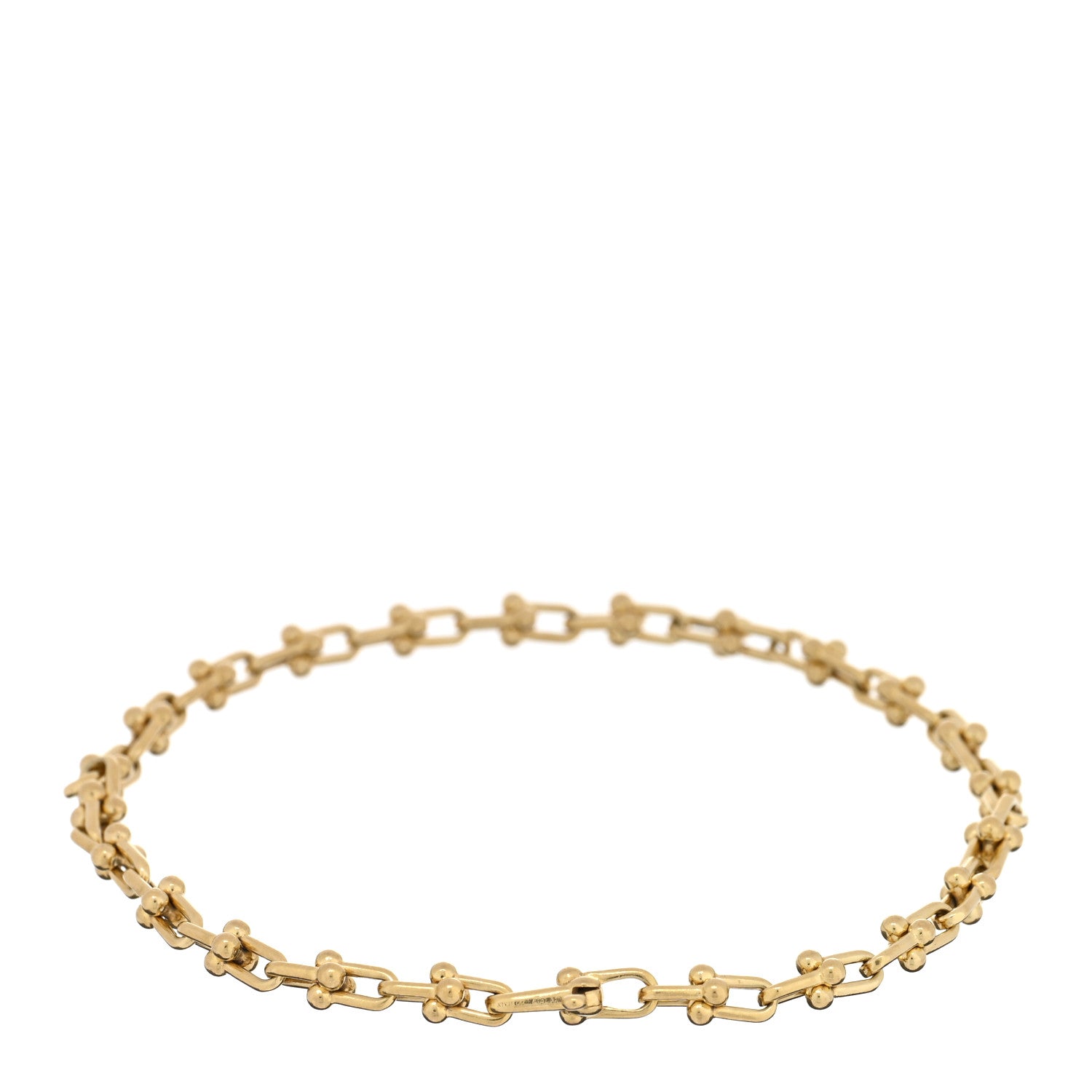 Tiffany 18K Yellow Gold Micro HardWear Link Bracelet 2 of 3