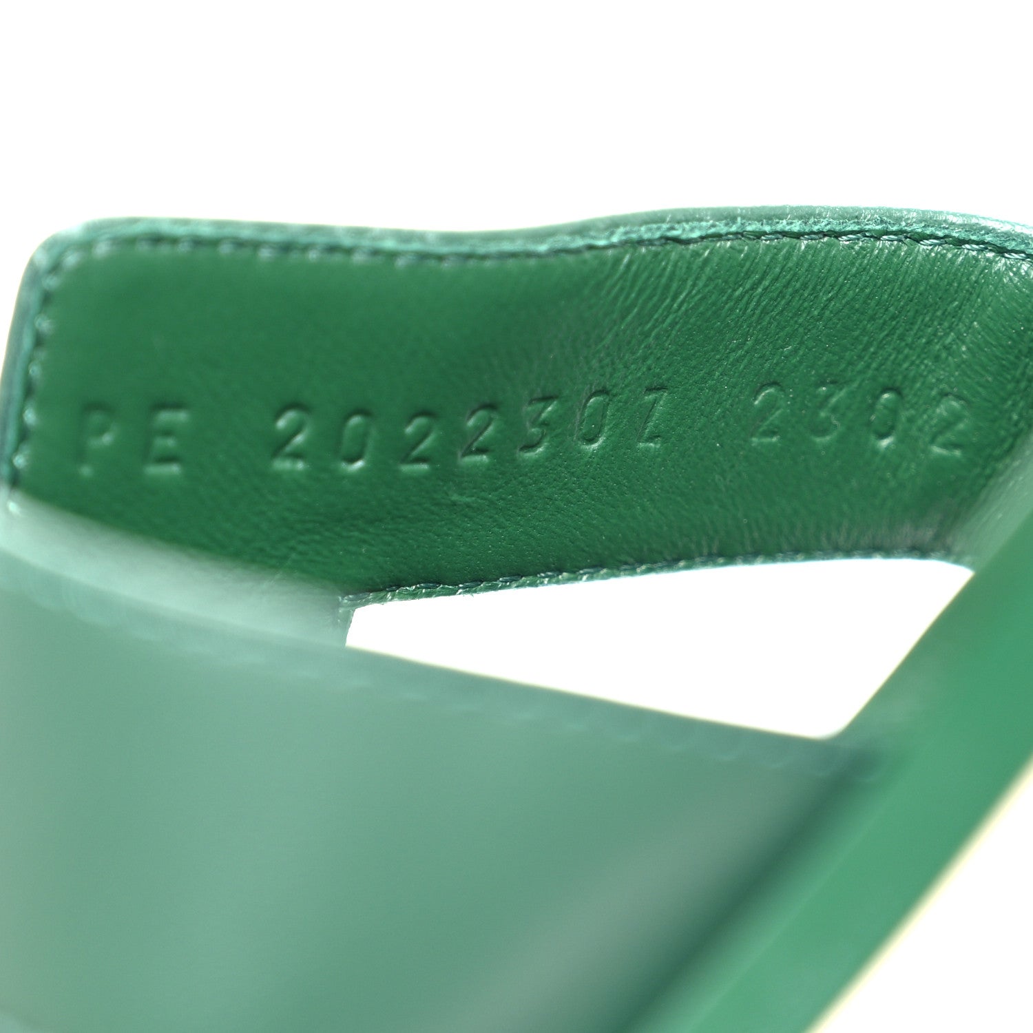Hermes Calfskin Oran Sandals 40.5 Vert Electrique 10 of 10