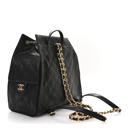 Chanel Caviar Quilted Large Chanel 25 Backpack Black 3 of 11