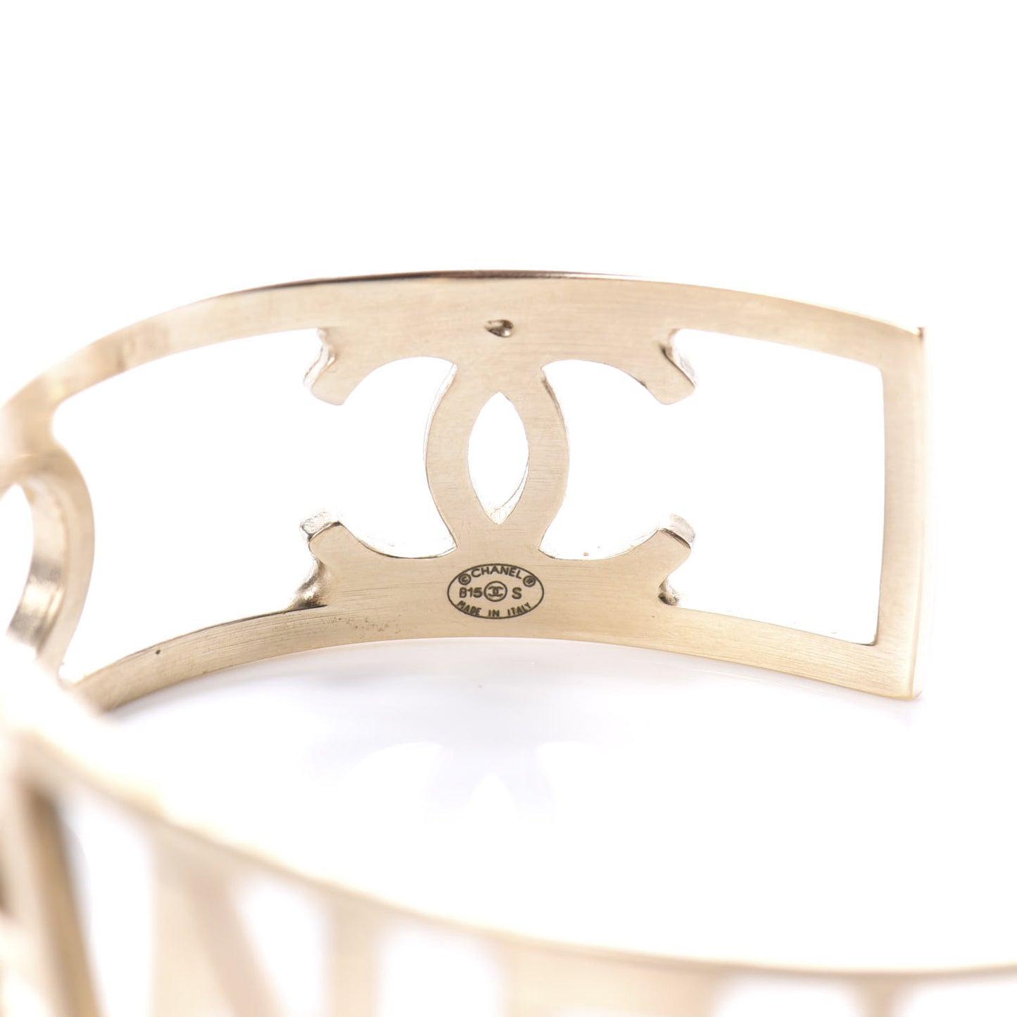 Logo Cuff Bracelet Gold