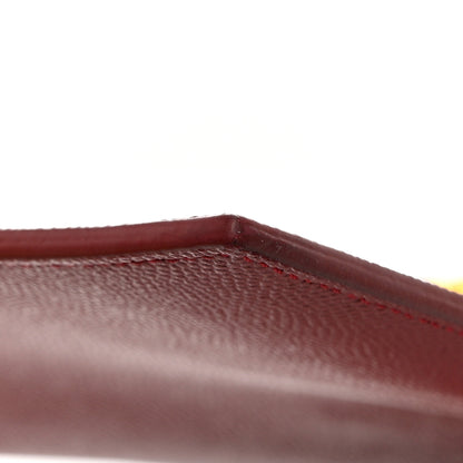 Saint Laurent Grain De Poudre Uptown Pouch Red 12 of 15