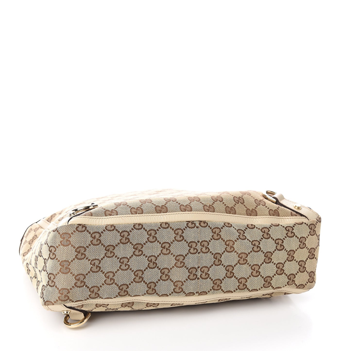 Monogram Medium Abbey Tote White