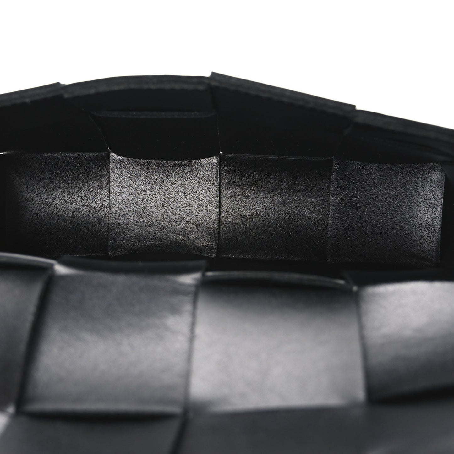 Nappa Maxi Intreccio The Belt Cassette Bag Black