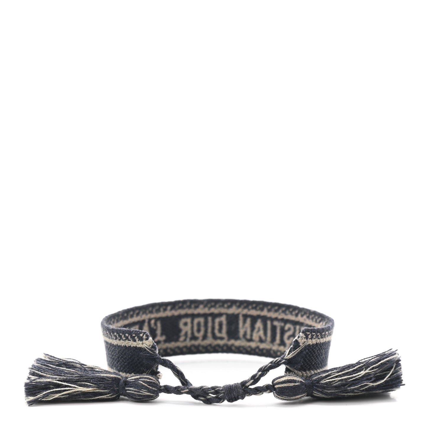 Woven Cotton J'Adior Friendship Bracelet Navy