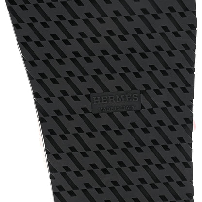 Hermes Suede Goatskin Womens Chypre Sandals 36 Rose Porcelaine 7 of 9