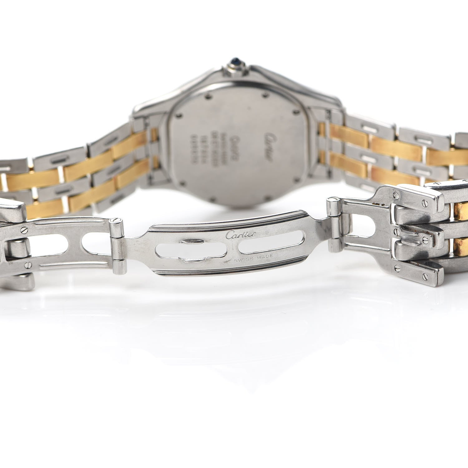 Cartier Stainless Steel 18K Yellow Gold 33mm Cougar Quartz Watch 5 of 5