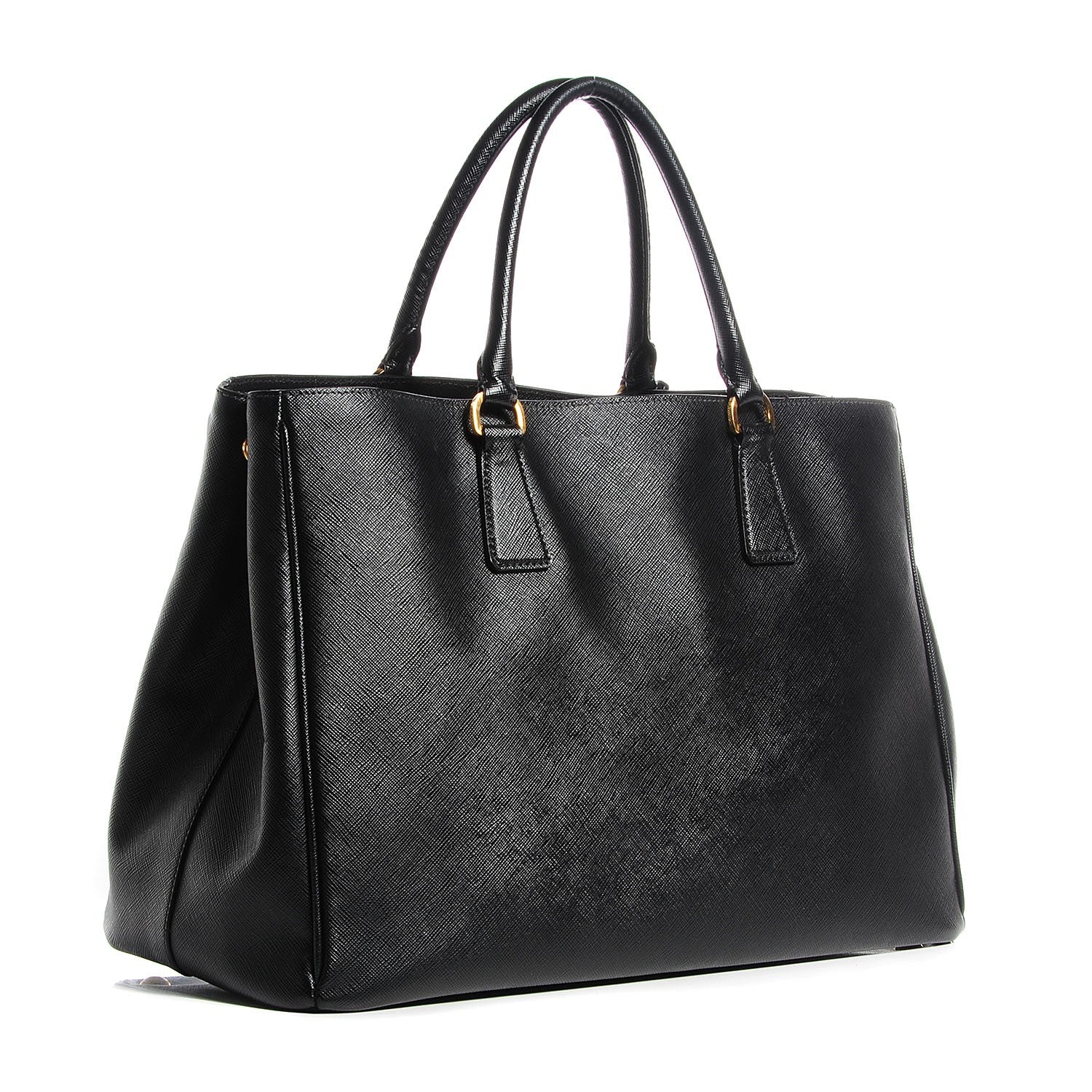 Prada Saffiano Lux Large Tote Nero Black 3 of 10