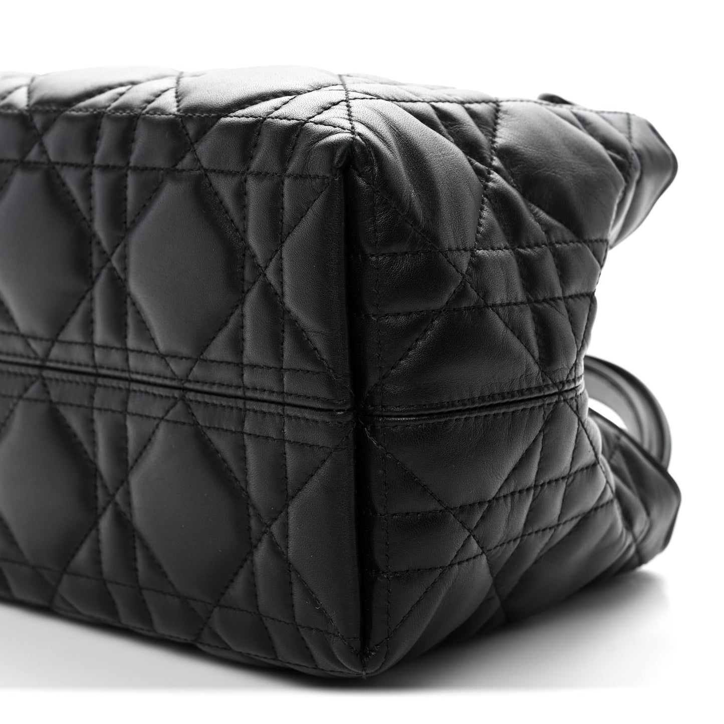Calfskin Macrocannage Small Toujours Black
