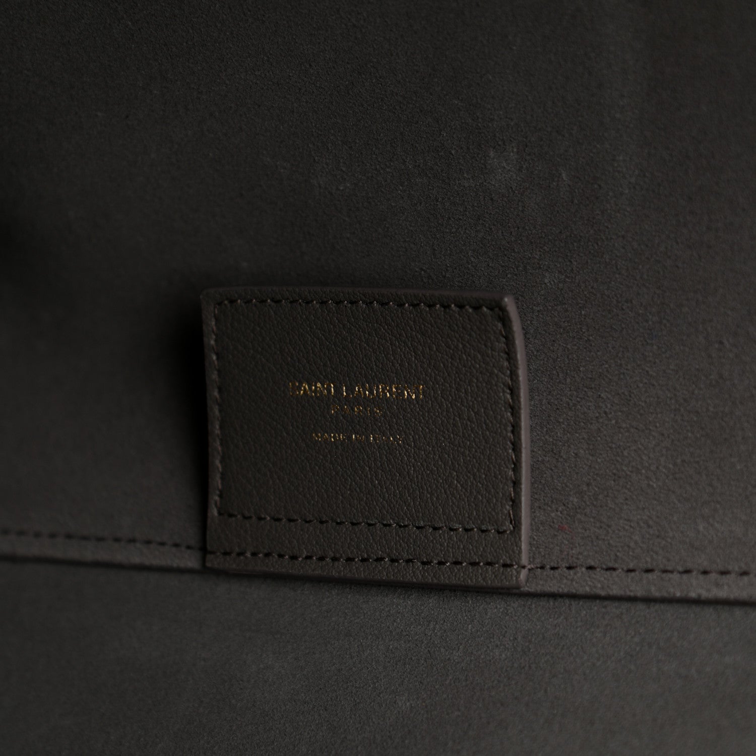 Saint Laurent Calfskin Large Shopping Tote Earth 7 of 12