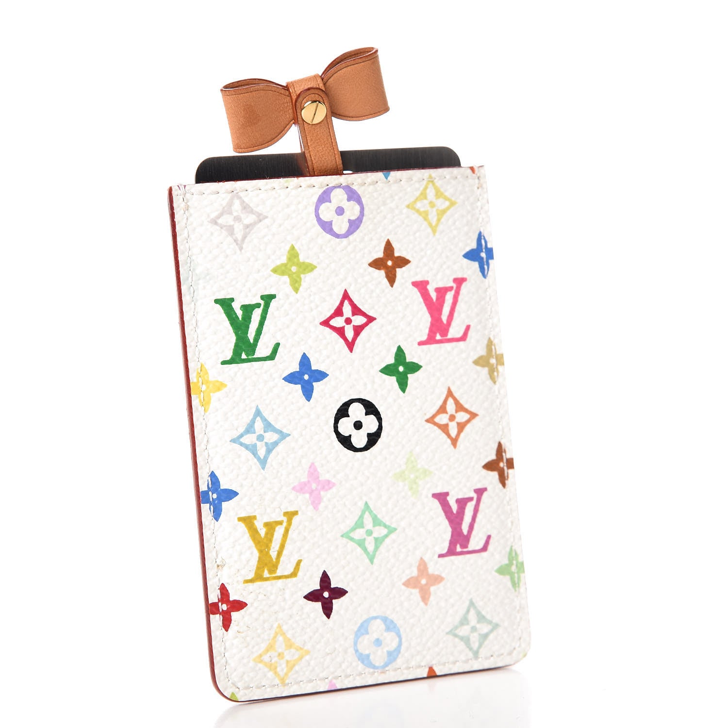 Louis Vuitton Monogram Multicolor Mirror and Case Pouch White 3 of 9