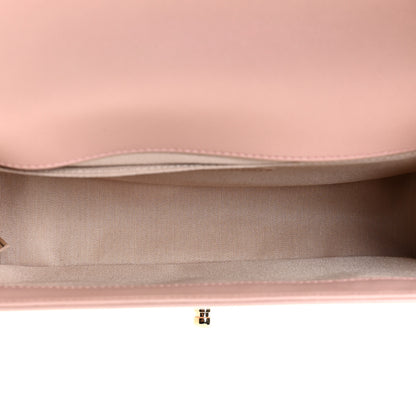 Chanel Patent Calfskin Quilted Medium Boy Flap Light Pink 4 of 11