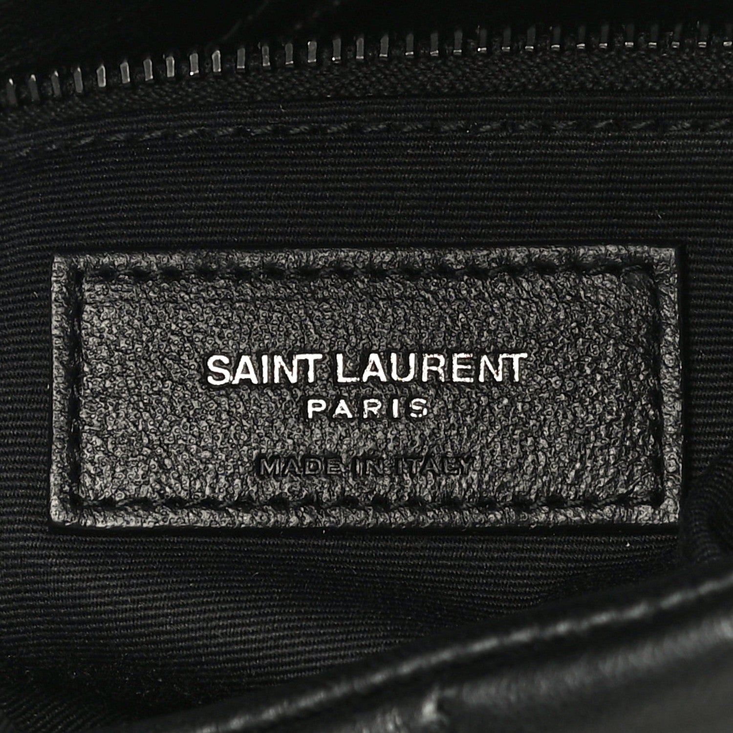 Saint Laurent Calfskin Quilted Toy Loulou Puffer Monogram Monochrome Chain Satchel Black 7 of 11