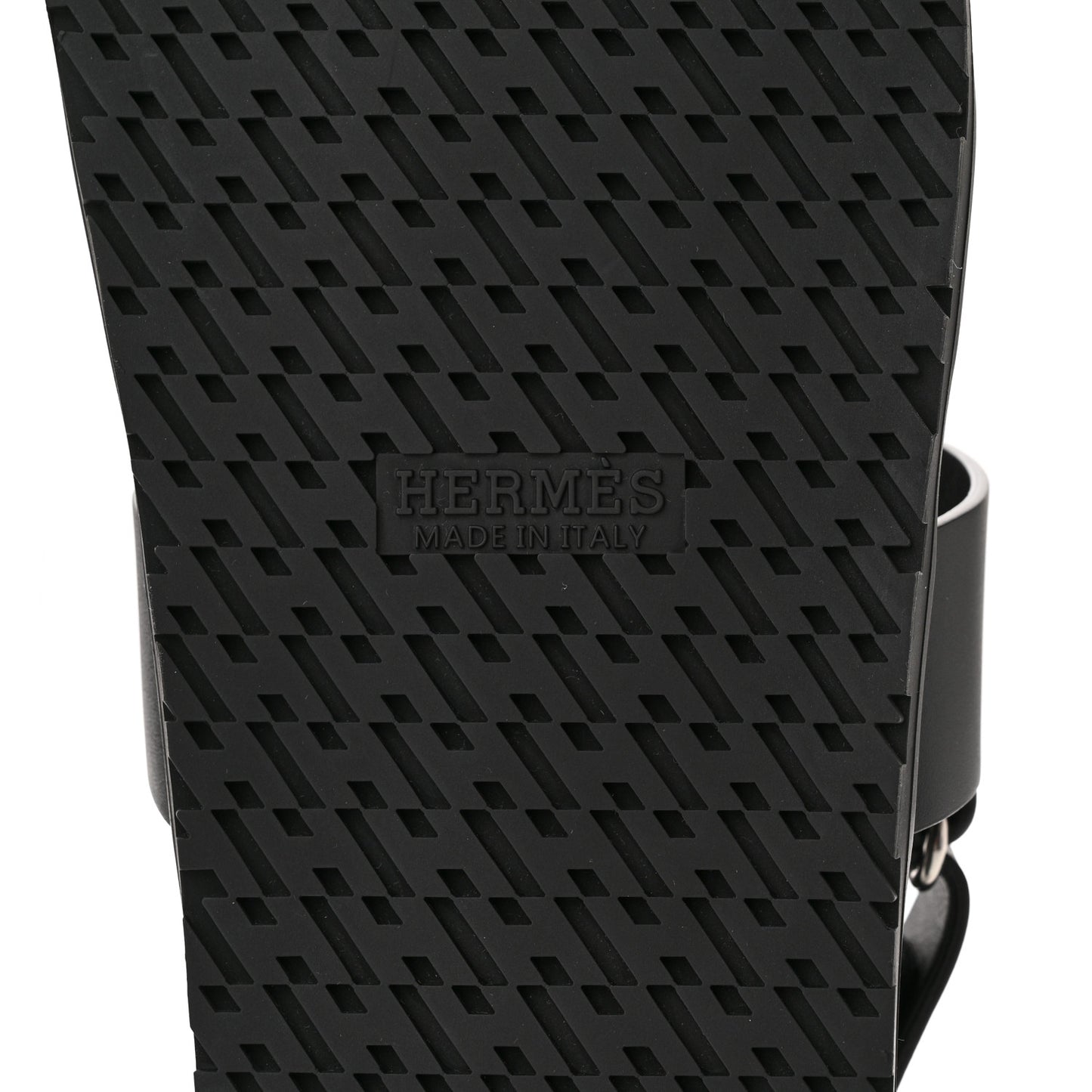 Calfskin Mens Genius Sandals 41.5 Black