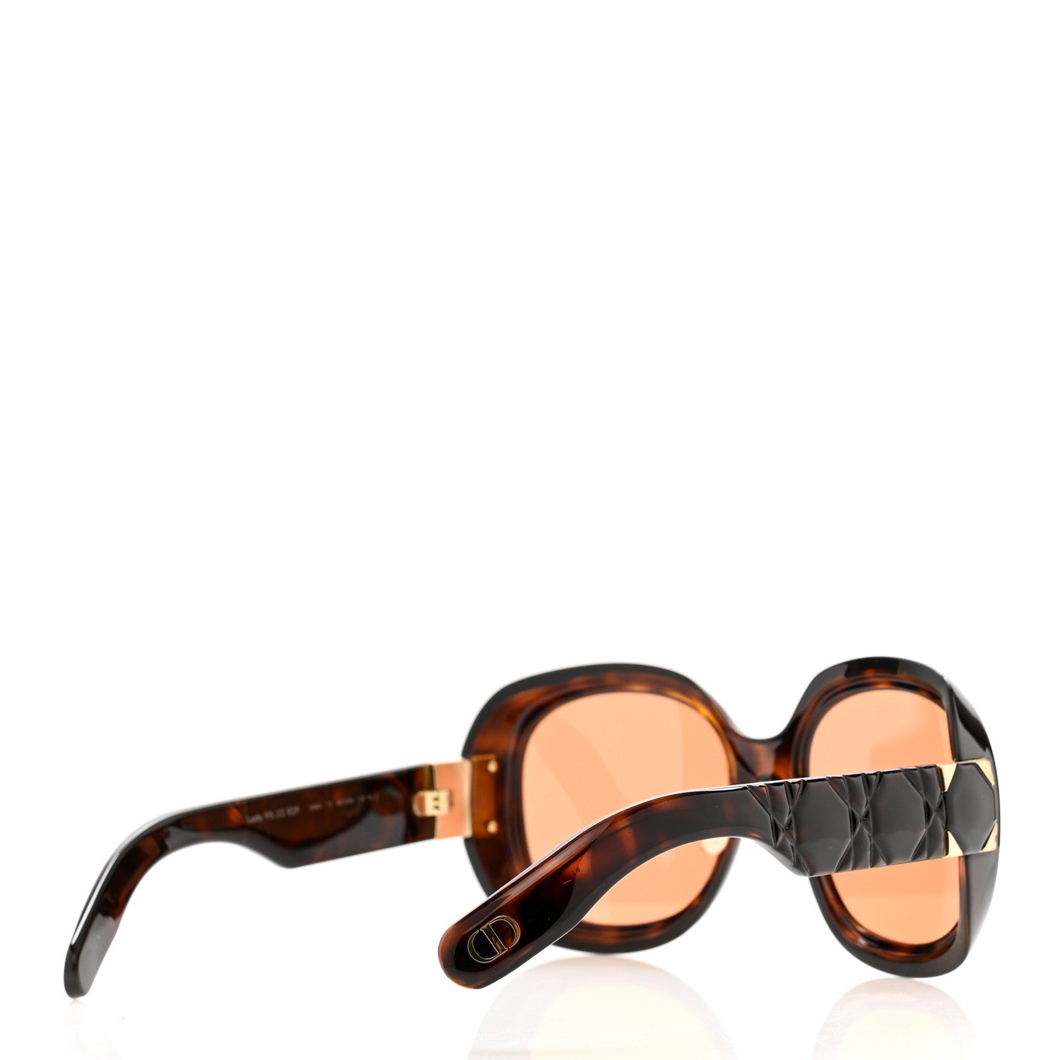 Christian Dior Acetate Cannage Lady 95.22 Sunglasses Havana 4 of 8