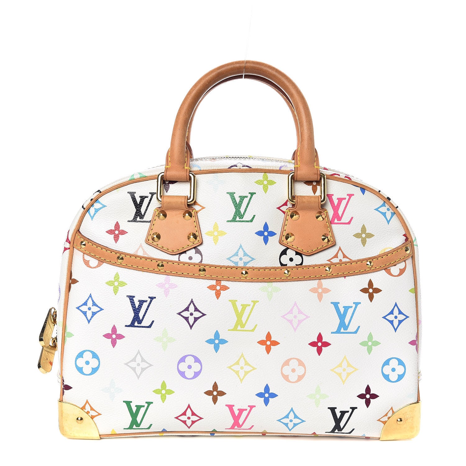 Louis Vuitton Monogram Multicolor Trouville White 1 of 15