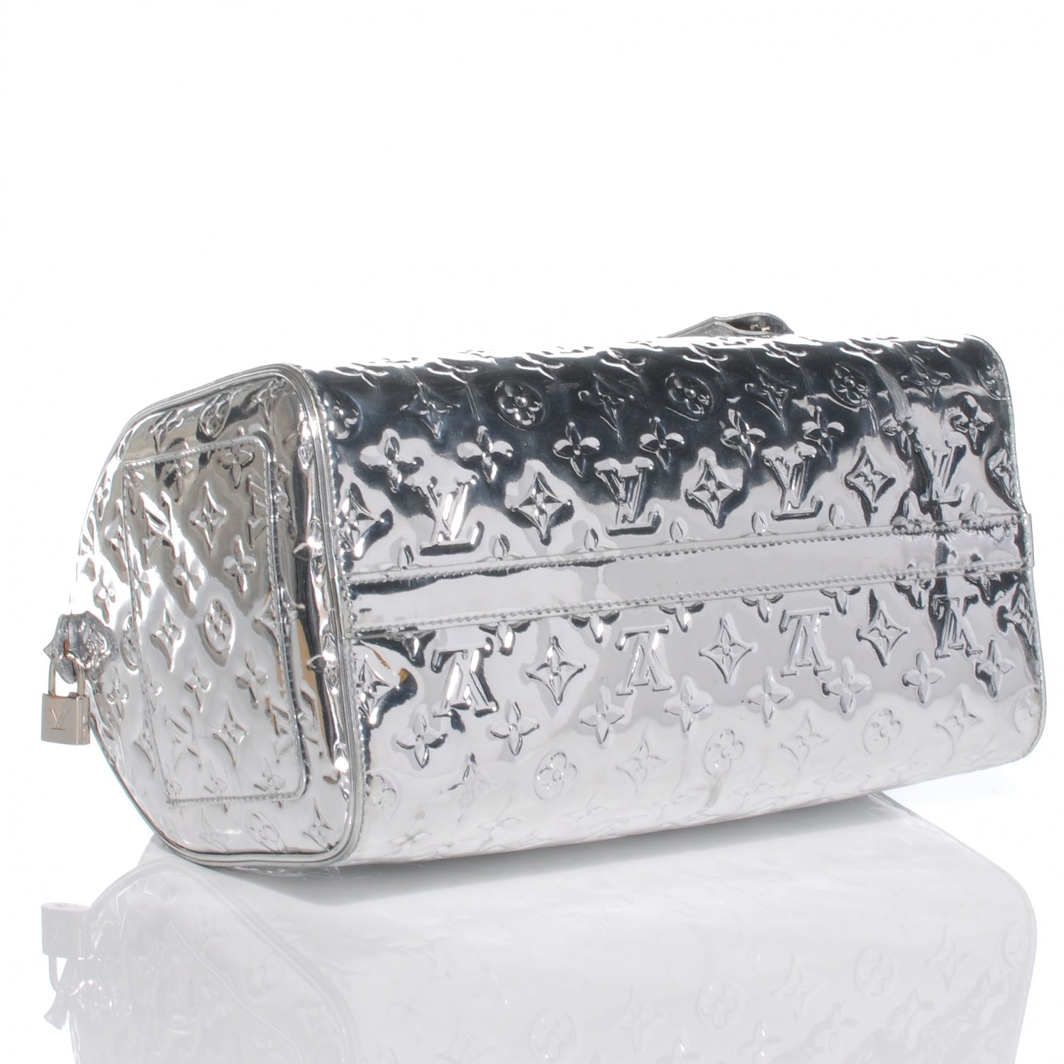 Louis Vuitton Monogram Miroir Speedy 30 Silver 4 of 7