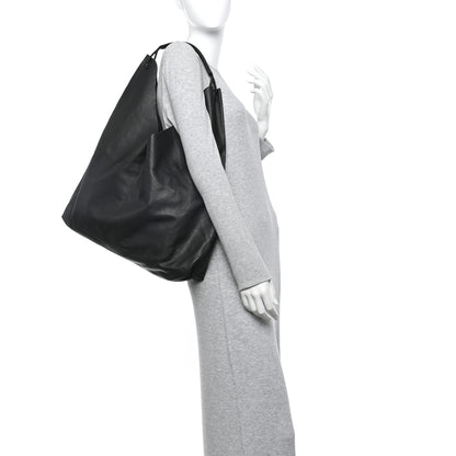The Row Lambskin Bindle Three Bag Black 2 of 10